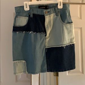 Denim skirt